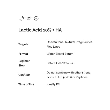 Lactic Acid 5% + HA Brightening Serum