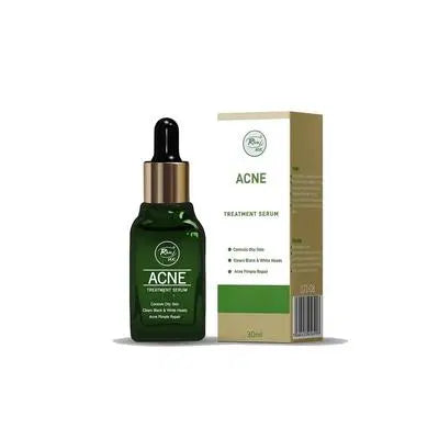 Anti-Acne Face Serum - 1 Pcs Green Watery Solution to Minimize Acne Scars & Calm Irritated Skin